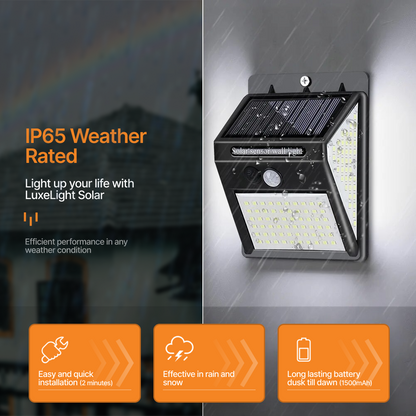 LuxeLight™ Solar Security Outdoor Lights