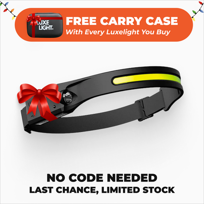 LuxeLight LED Headtorch (FREE CASE)