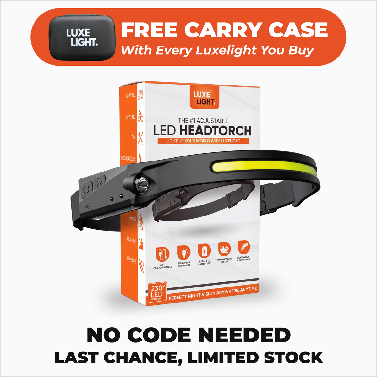 Luxelight™ LED Headlamp — Limited Edition Color Collection
